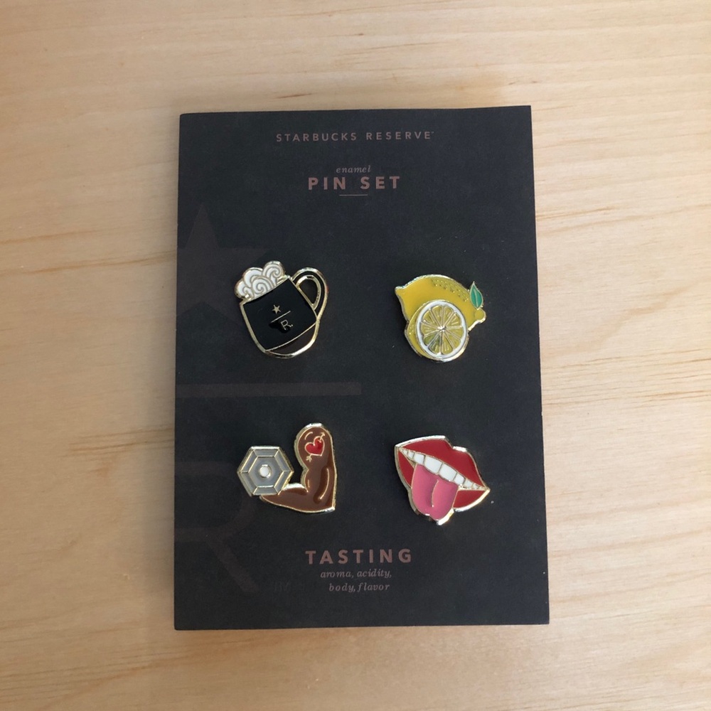 Starbucks Reserve Enamel Pin Set 2017